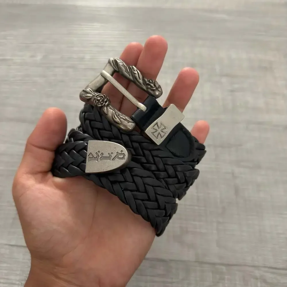 Enfants Riches Deprimes Port Of Souls Braided Leather Belt